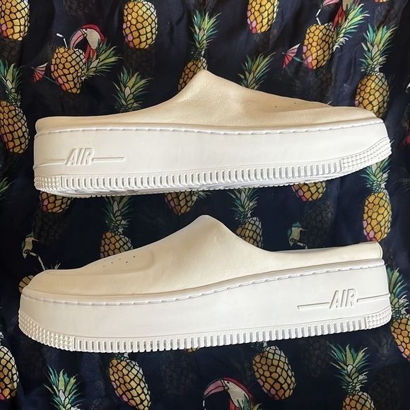 Brand New Nike Air Force 1 Lover XX Leather Mules Off White Slip On Sneakers - Picture 14 of 16